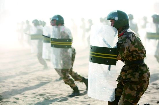 &ldquo;沙&rdquo;场点兵(组图)